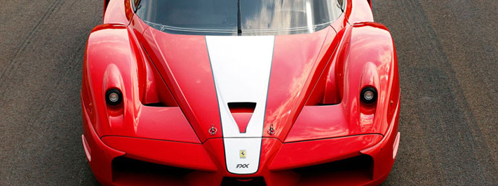 Ferrari FXX - ohnivé auto