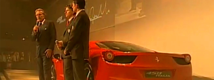 Ferrari 458 Italia – světová premiéra