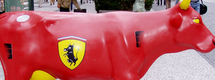 Ferrari Cow Parade
