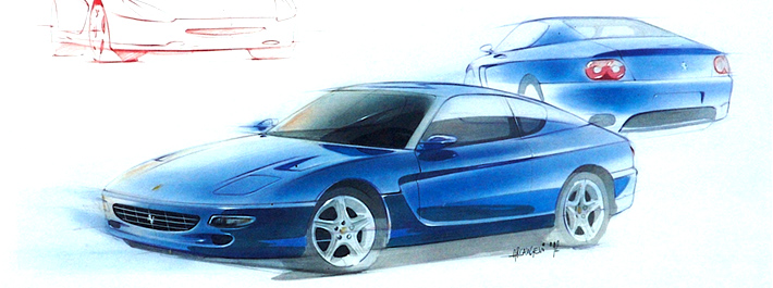 Ferrari 456 GT - krok za krokem