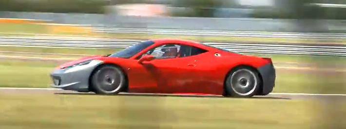 Ferrari 458 Challenge jako kulisa