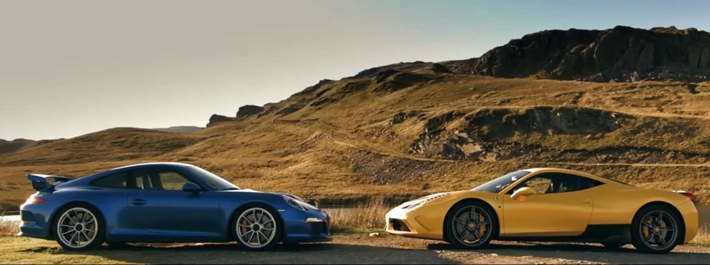 Ferrari 458 Speciale vs. Porsche 911 GT3