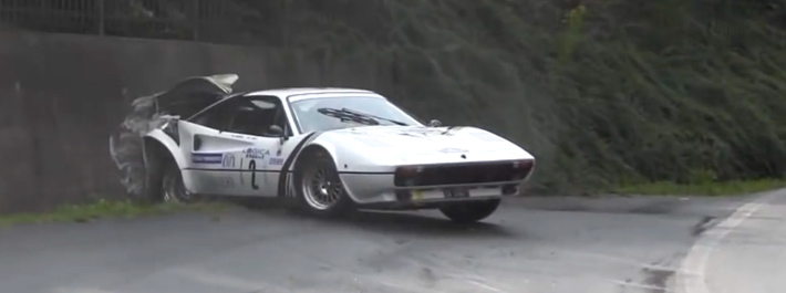 Ferrari 308 GTB - Rallye crash