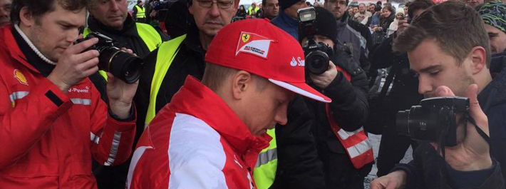 Kimi Raikkonen v Ostravě