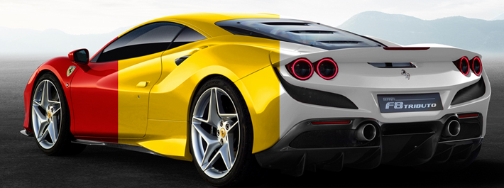 Ferrari F8 Tributo - Colours