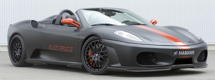 FERRARI F430 Spider Black Miracle Hamann