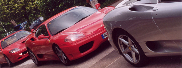 Ferrari club Deutschland v Č. Krumlově '04