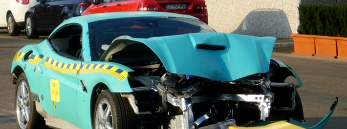 Ferrari California - Crash test foto!