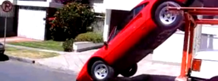 Ferrari 308 GTB - crash