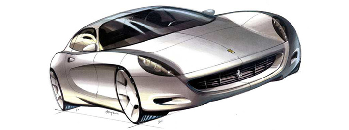 Ferrari 460 GT designová studie