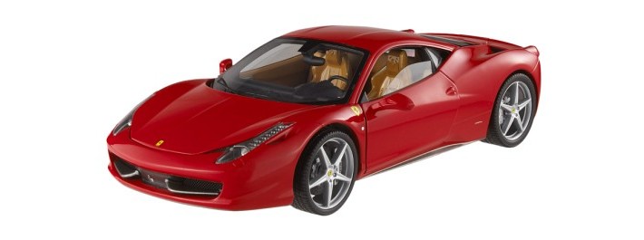 Model Hot Wheels Elite Ferrari 458 Italia